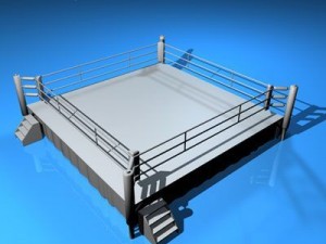 boxing ring 3D 模型