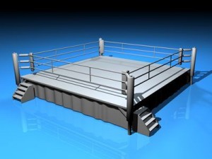 boxing ring 3D 模型