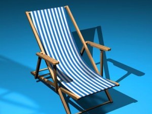 deck chair 3D 模型