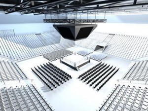 boxing arena Modelo 3D