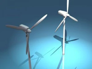 wind turbine 3D Model