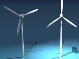 wind turbine 3D Model