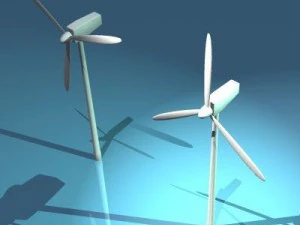 wind turbine 3D Model