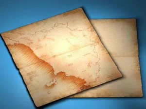 treasure map 3D Model