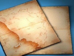 treasure map 3D Model