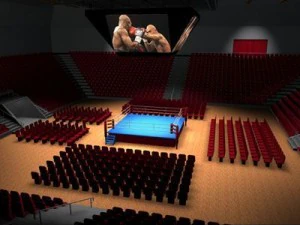 arena de boxe c4d Modelo 3D