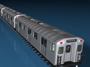 subway train 3D-Modell