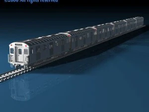 subway train 3D Model