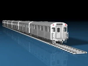 subway train 3D Model
