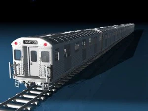 subway train 3D Model