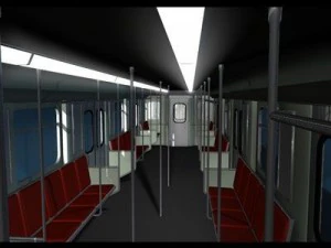 subway train 3D Model