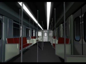 subway train 3D Model