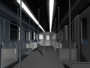 subway train 3D-Modell