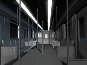 subway train 3D Model