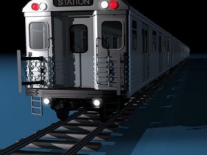 subway train without interior 3Dモデル