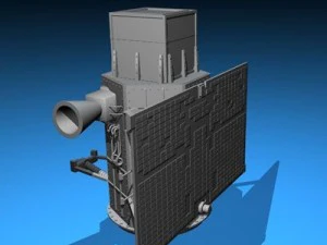 satellite per la ricerca scientifica Modello 3D