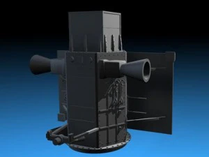 satellite per la ricerca scientifica Modello 3D