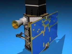 satellite per la ricerca scientifica Modello 3D