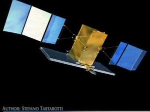 sat&eacute;lite radar Modelo 3D