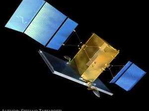 sat&eacute;lite radar Modelo 3D