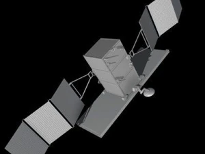 sat&eacute;lite radar Modelo 3D