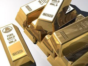 золоті злитки 3D Модель