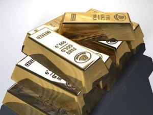 gold bars 3D Model