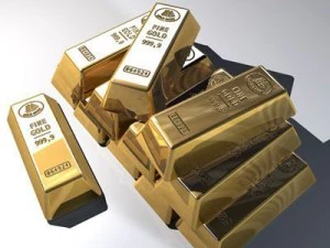 gold bars 3D Model