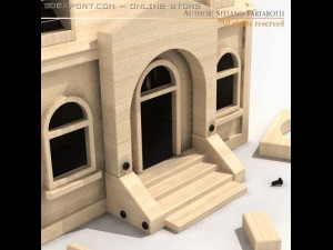 toy house Modelo 3D