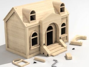 toy house 3D Model