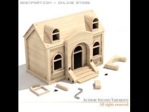 toy house 3D Model
