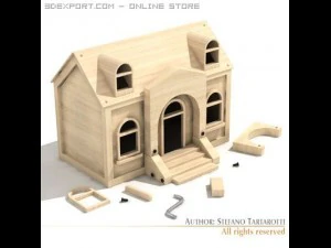 toy house 3D Model