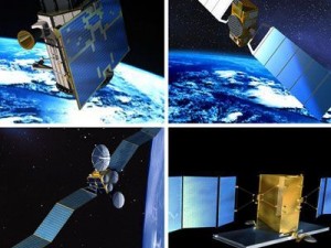 4 satellites collection 3D Model