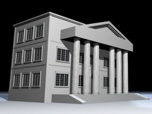 public building 3D 模型