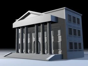 public building 3D Model