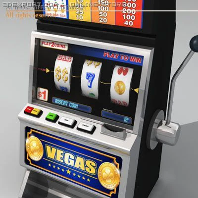 slot machine 3D Model .c4d .max .obj .3ds .fbx .stl .blend