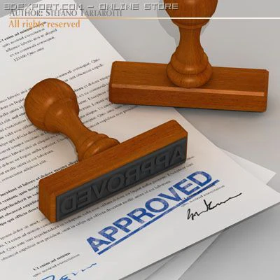 stamp 3D Model .c4d .max .obj .3ds .fbx .stl .blend 