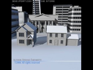 city pack 1 Modelo 3D