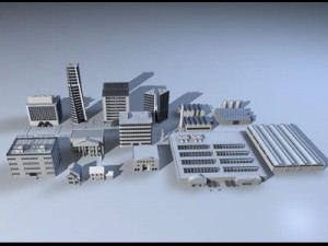 city pack 1 Model 3D