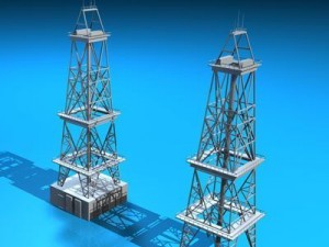drilling tower 3D Model