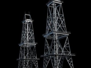 drilling tower 3D Model