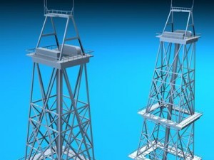 drilling tower 3D Model