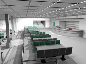 bowling building Modèle 3D