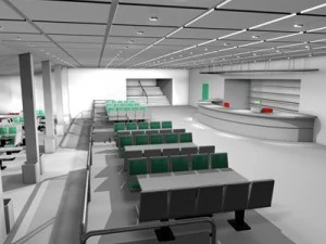 bowling building 3D Model