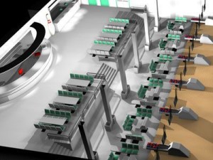 bowling building Modèle 3D