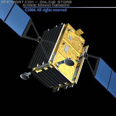 cosmo skymed satellite Modelo 3D .c4d .max .obj .3ds .fbx .stl .blend 