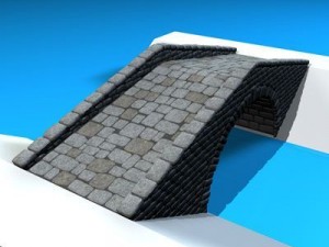 stone bridge 3D मॉडल