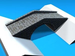 stone bridge 3D मॉडल