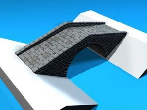 pont de pierre Modèle 3D
