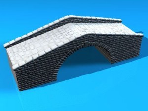 stone bridge 3D मॉडल